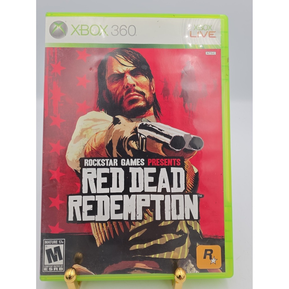 Red Dead Redemption Microsoft Xbox 360 2010 Rockstar Games Shooter NTSC